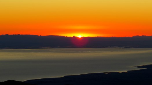 Sunrise over the Salton Sea