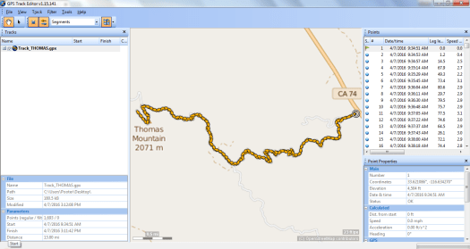 GPSTrack Editor